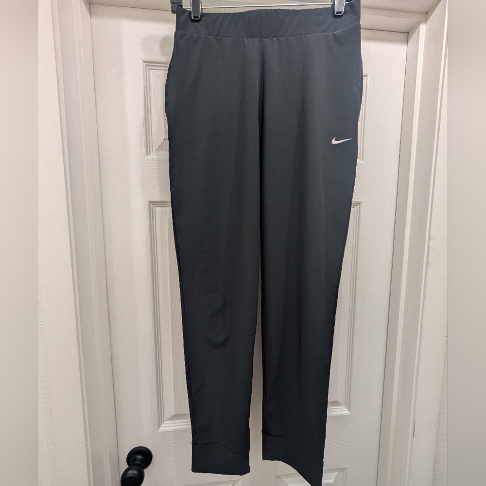 Nike Women’s Dri-Fit High-Rise Joggers Black — Size Medium | 25” Inseam